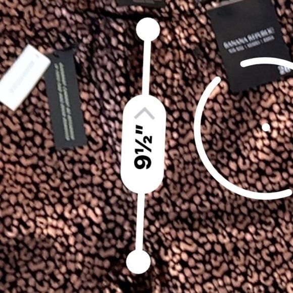 Banana Republic Mid Rise Ankle Rose Gold Metallic Leopard Print Jeans- NWT- sz6 - Picture 4 of 11